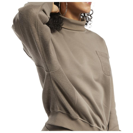 Reebok Γυναικείο φούτερ CL WDE Cotton French terry Coverup